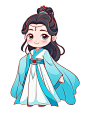 QiuLing6689_Clean_white_backgroundCute_Chinese_girl_in_hanfu_in_d329b875-0efc-4a3e-bf86-a818c828b5a7_1_0