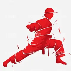 打拳的功夫男人  - 源文件下载【酷图网】跆拳道,武术,功夫,格式,psd素材,eps,ai,矢量,高清图片,素材,