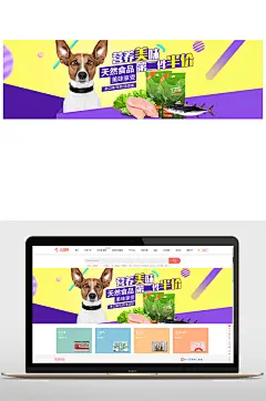 宠物狗粮促销活动海报
