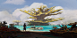 The Coral Beach - Environment painting