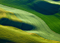 Project #10 The Palouse : Aerial obliques shot out of the side of a Cessna Grand Caravan of the wheat fields outside of Pullman Washington. 