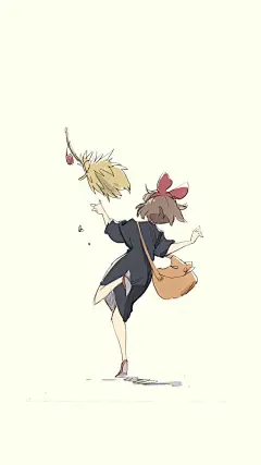 虽然也曾失落过，但我现在过得很好。
——《魔女宅急便》
新的一周，让魔女琪琪给你好运吧！
壁纸来自网络
#飞乐鸟分享# ​​​​