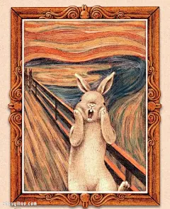 当兔子遇上名画 插画家Shae的治愈系手绘_生活方式_生活方式_凤凰艺术