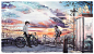 少年与自行车 Mateusz Urbanowicz 水彩插画欣赏 电影 温馨 水彩 日本 城市 卡通 分镜 