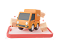 Online Delivery Service 3D Icon