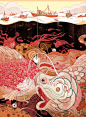 Multi-Dimensional Illustrations Weave Together Mysterious Narratives by Victo Ngai
