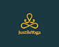 JustBe瑜伽 - logo设计分享 - LOGO圈