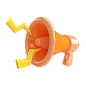 Megaphone 3D Icon