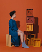 <p>Using a rich color palette inspired by mid century design, set designer Grace Hartnett and photographer Daniel Dorsa visually explore the idea of an individual’s constructed perception of rea