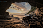 Sunset in Cavern Byron, Portovenere. by Leone Christian on 500px