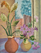 花卉油画欣赏 | Cedric·Morris - 小红书