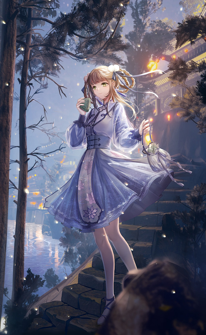 闪耀暖暖清莲时雨莲舟挽风