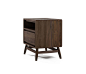 Twist SIDE / BEDSIDE TABLE W/ DRAWER by Karpenter | Night stands