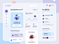Comet Wallet - Dashboard UI Exploration dispute inbox money account mobile people card list chart dashboard app icon credit loan finance wallet website product design dashboard ui desktop dashboard