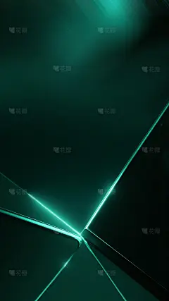 背景系列暗绿色反光金属感背景