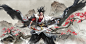 宫本武藏惊梅引新皮肤##宫本武藏水墨皮肤#