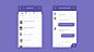简洁的紫色系#ui设计#分享-UI设计网uisheji.com -