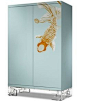 Chinoiserie - Painted Armoire - by  Emma Gardner for The Wendel Castle Collection: 