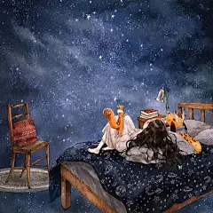 一组人物插画
作者：韩国插画师 애뽈 ​​​​