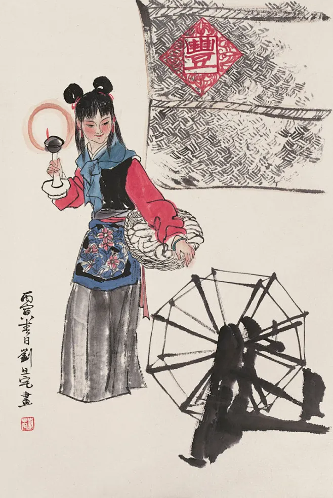 刘旦宅书画作品欣赏-花瓣网