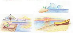 简笔画5000例 一本就够（色铅笔卷） - Part 8 风景 - 涂涂猫 编著 - 微信读书
