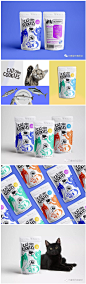 【CAT COOKIES猫粮包装设计】
卡通风格的包装设计，给人别样风格的亲切感~