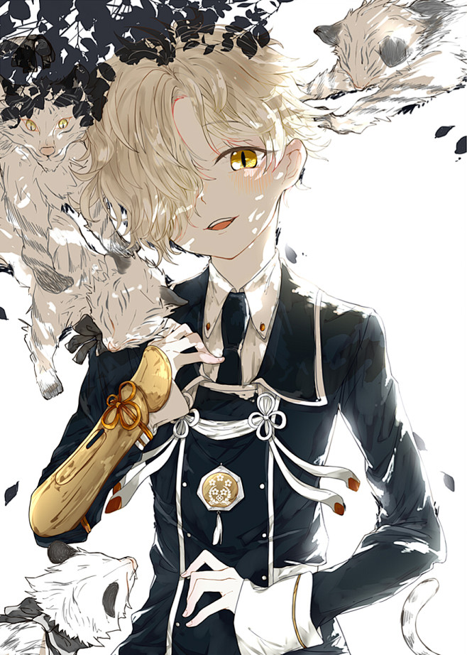 二次元动漫美少年正太制服壁纸