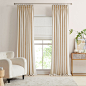 curtarra_custom_curtains-Lesley_Linen_Blend_Curtains_beige_roman