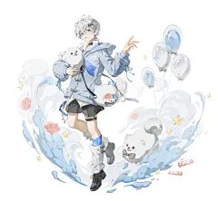拒绝不了可爱小男孩，儿童节立绘，狠狠爱了