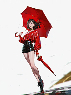 芹泽多摩桃采集到人像/立绘/插画