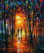 leonid afremov #采集大赛#