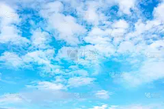 蓝天白云。白天和好天气