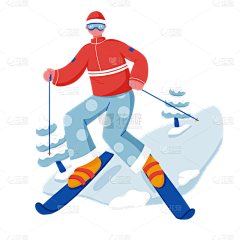 小灰灰-111采集到滑雪