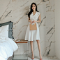 ▼SonYoonJoo▲190630图片_RO更新(简约怀旧风清纯絮彩茉莉衣裙)_看图_孙允珠吧_百度贴吧