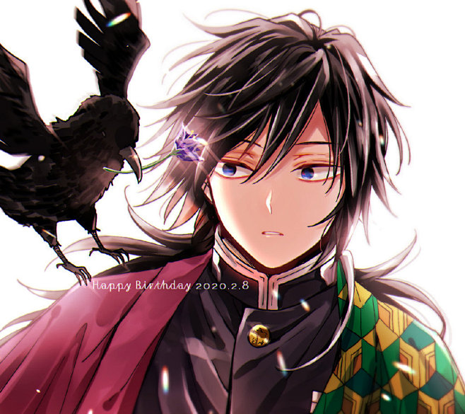  鬼灭之刃  来自画师 仲里あめり❀日輪...