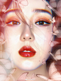 用我的新宠画了两个不同的妆 分享一下～
✨眼妆：ColorKey幻境流沙眼影盘 绿野仙踪
冲这个颜值我心动了！镭射包装盒 流沙外壳里有bling bling的小蝴蝶 闪闪惹人爱～ 每个颜色都有专属名字 瞬间逼格提升！珠光哑光粉质细腻 亮片色闪skr人！
「热带雨林妆」用金矿色打底；雨林色晕染眼尾；星空色画眼 ​​​​...展开全文c