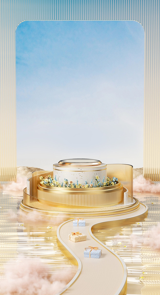 海报背景