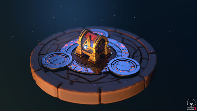 Fire wizard chest, A...