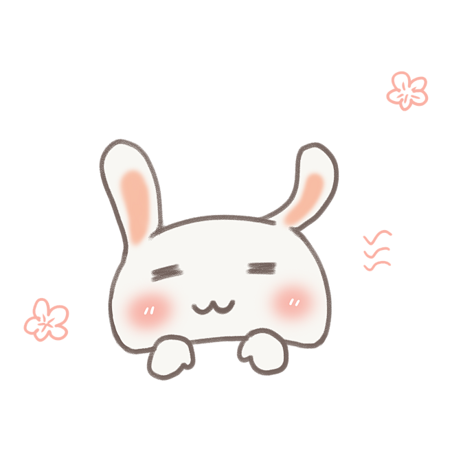 可爱兔子 png