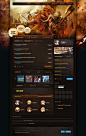 Crazy and professional gaming layout #webdesign