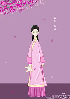 郑爽 寂寞空庭春欲晚 长相依 卫琳琅 宫女 古装 清装 宫廷 旗服 旗装 古风 清宫 手绘 插画 插图 漫画 乐在下雨天FYT #影视#