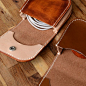 Handmade handmade custom tank pure leather purse headphone cable ...: 