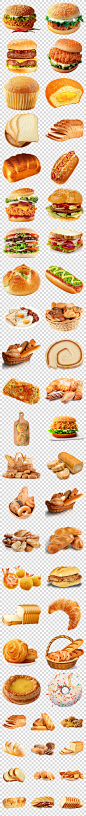 汉堡图片西式早餐面包美味点心面包片素材
