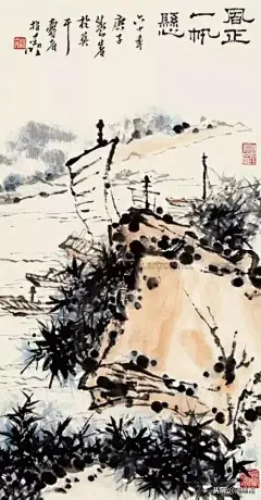 精美山水画100副，太全了~