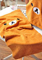 轻松熊 黄小鸡超细纤维吸水毛巾 小方巾面巾擦手巾 3色 两号选