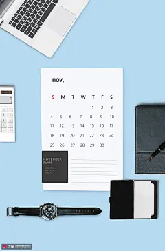 手表 名片 笔记本 办公工具 优雅环境 环境素材模板PSD ti155t000317其他样机素材下载-优图网-UPPSD