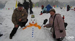 Busibird采集到堆雪人 太阳岛公园, 最