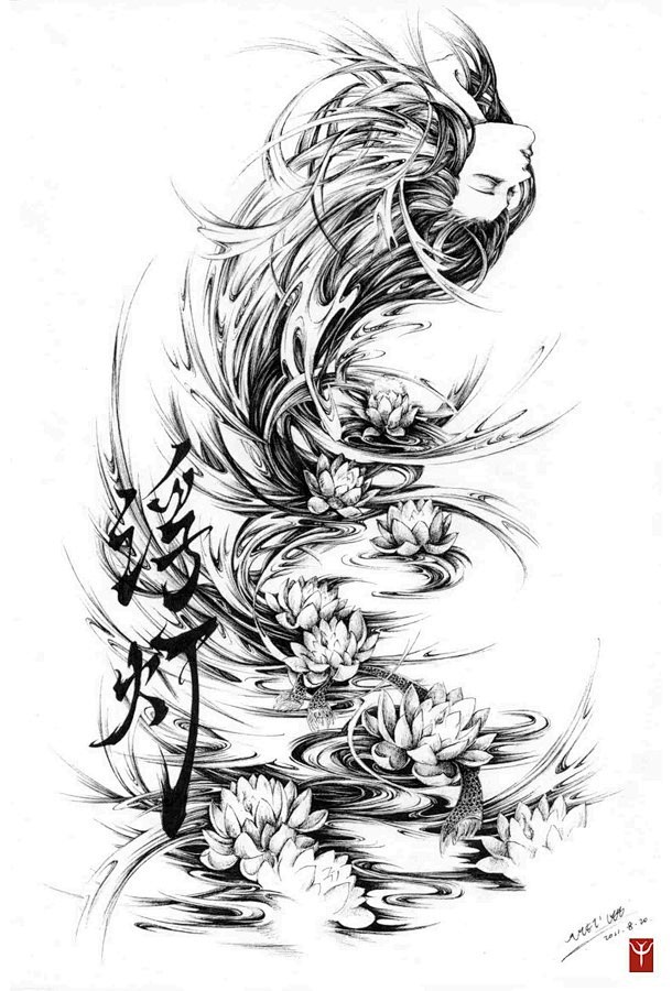 钢笔手绘李一帆vikilee