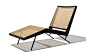 Mulholland Cane Chaise Lounge