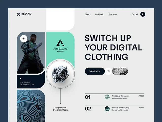 Shock Website-花瓣网